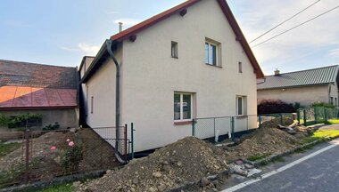 Sanace základového zdiva - RD Výškovice