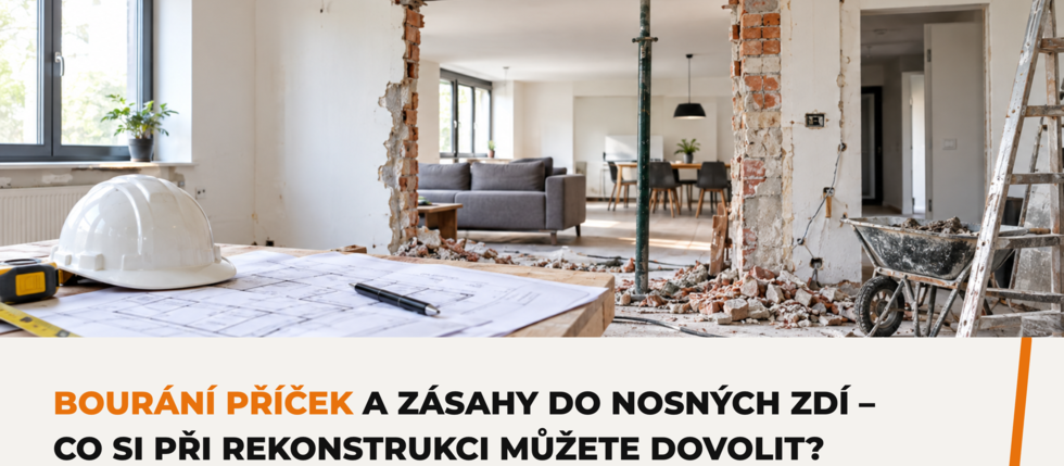 Bourání příček a zásahy do nosných zdí - STAVREKO Kabelka 