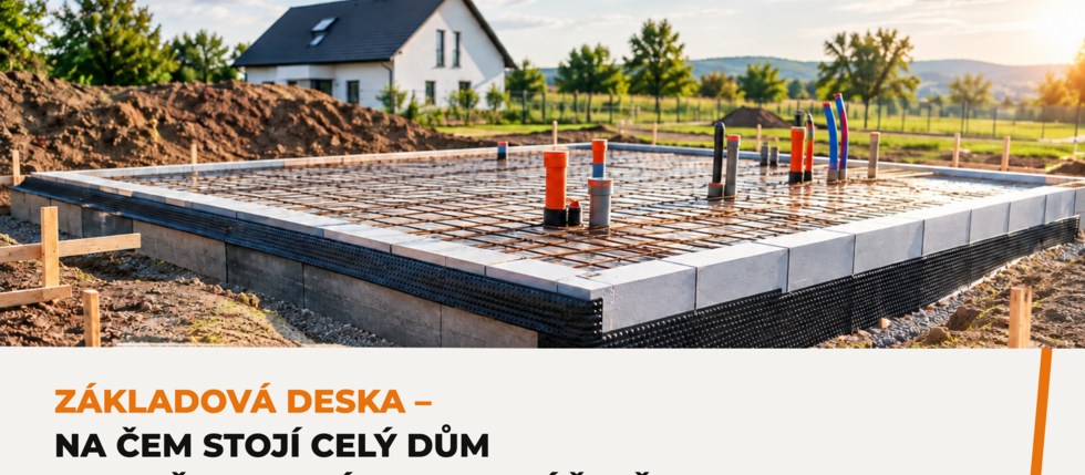 Základová deska - na čem stojí celý dům a proč se na ní nevyplatí šetřit? Radí STAVREKO Kabelka